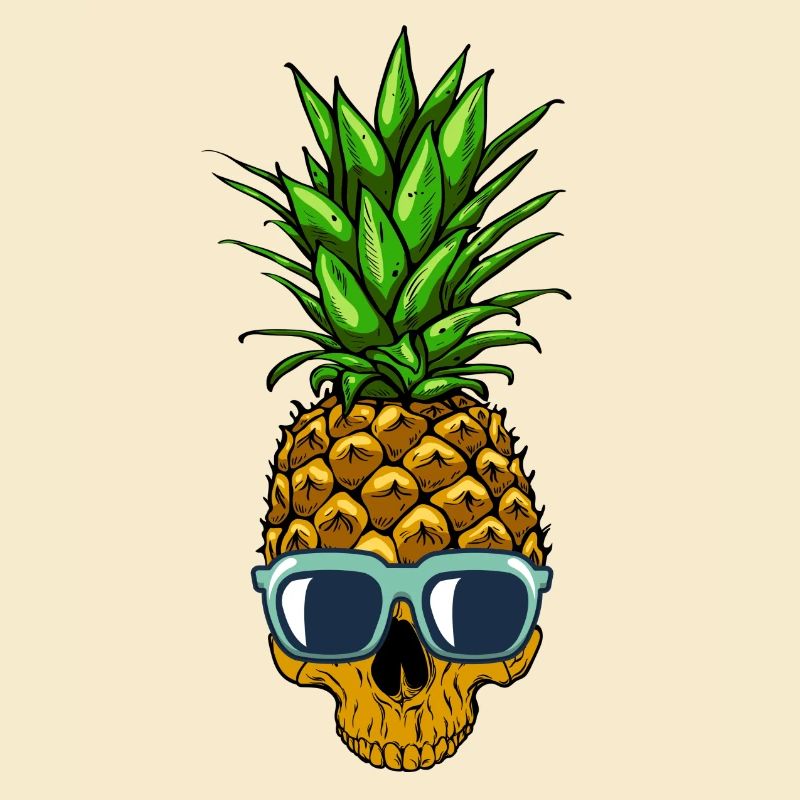 Crâne d'ananas