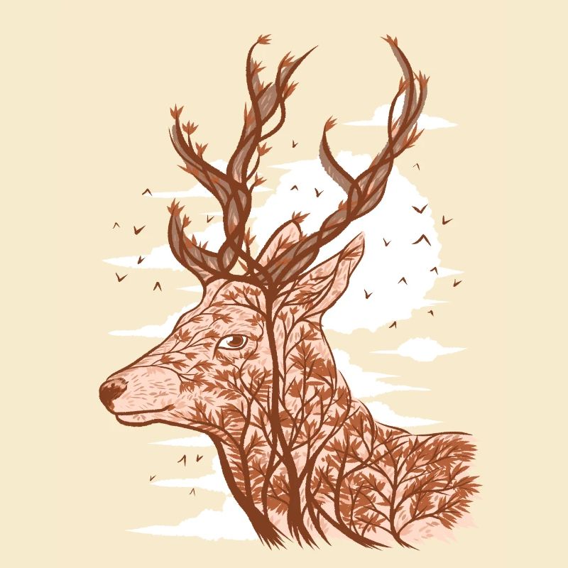 Branches de cerf