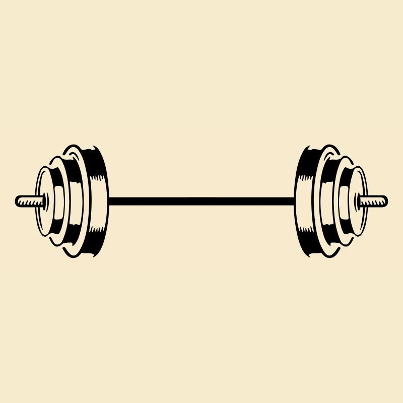 dumbbell icon weights symbol barbell