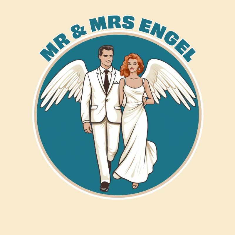 Mr. & Mrs. Engel honeymooning.