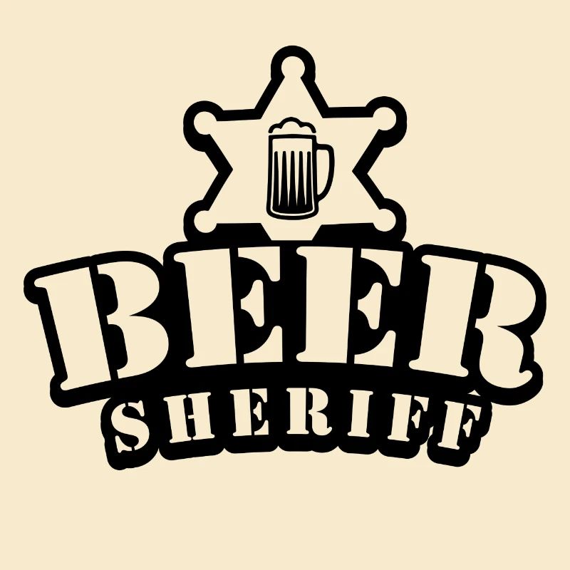 Bier Sheriff Polizei Saufen
