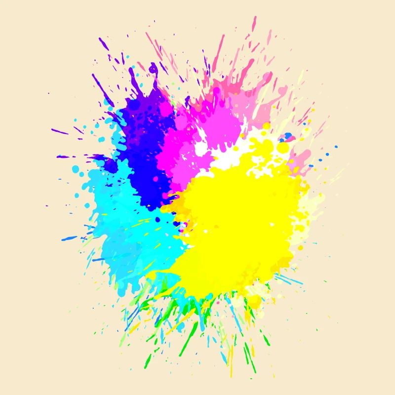 Farbklecks Huntergrund Bunt Art