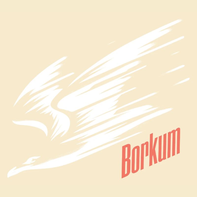 Borkum Dive Low Flyer Seagull Vacation T-Shirt