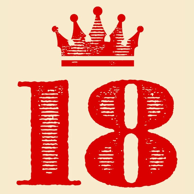 18 Zahl Krone