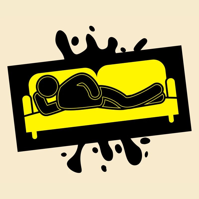 Couch Sleeping Sofa Tired Icon