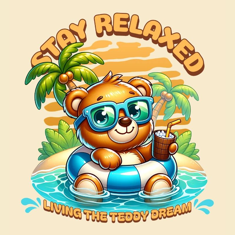 Stay Relaxed Teddy Bear