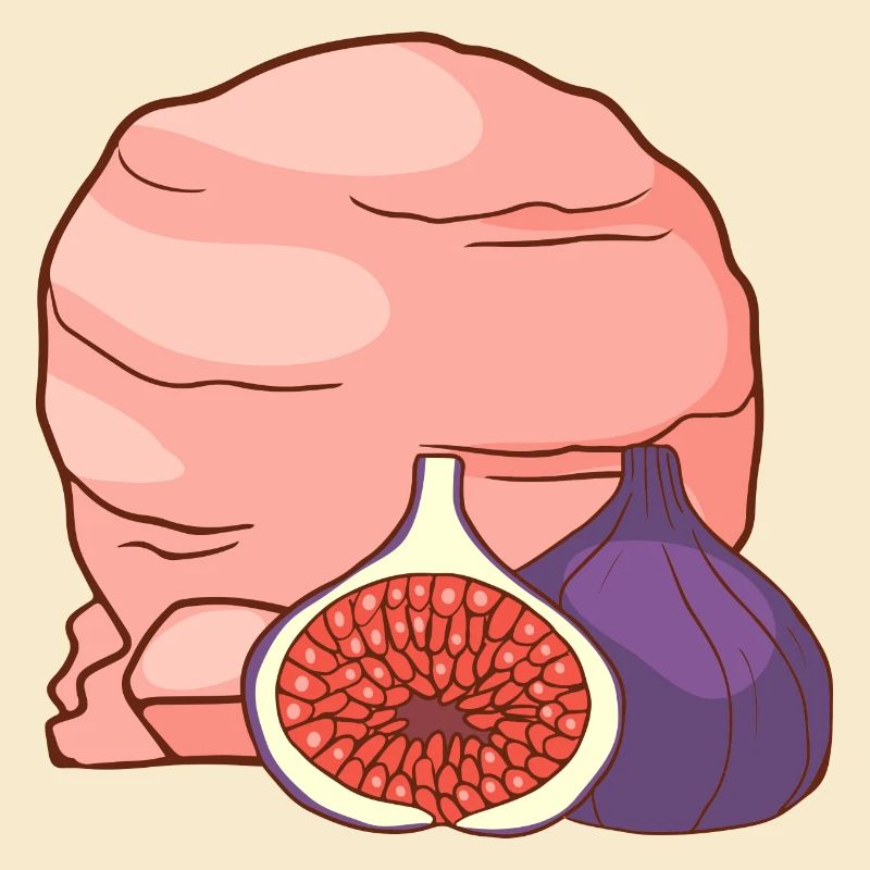 Feigenfrucht Eis Speiseeis Eiskrem Eiscreme