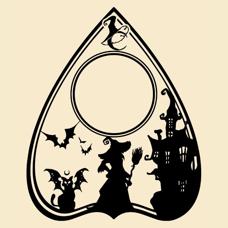 Ouija Planchette Hexe