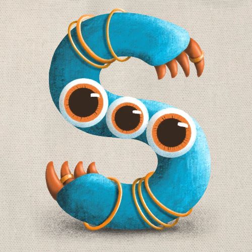 Buchstabe S - Turnbeutel