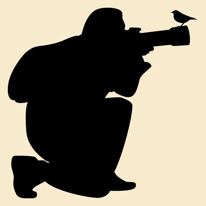 Bird Photographer Silhouette
