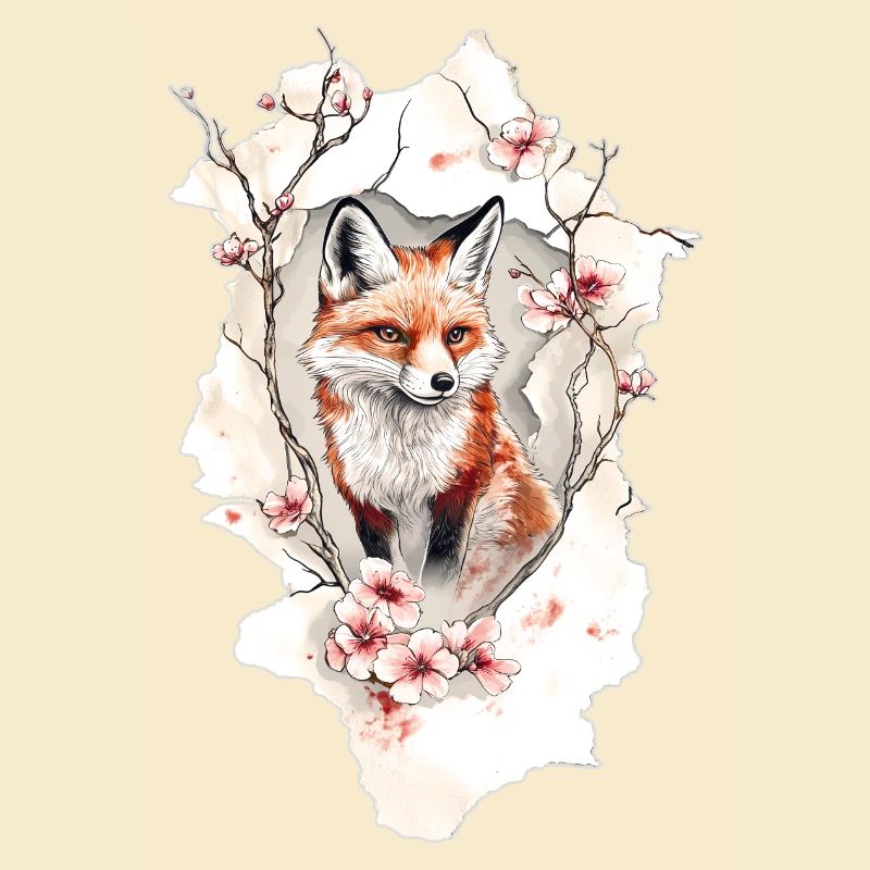 Fox Cherry Blossoms