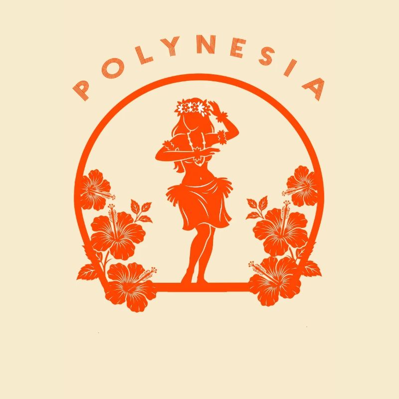 Polynesia Aloha Hula Dancer & Fleur d’Hibiscus