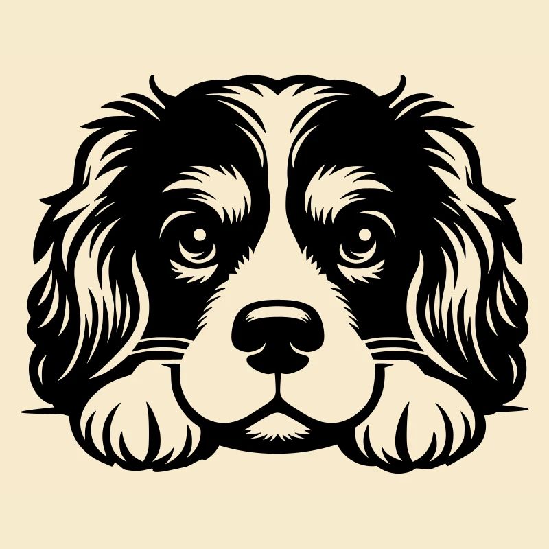 Reclining Cavalier Vector Design