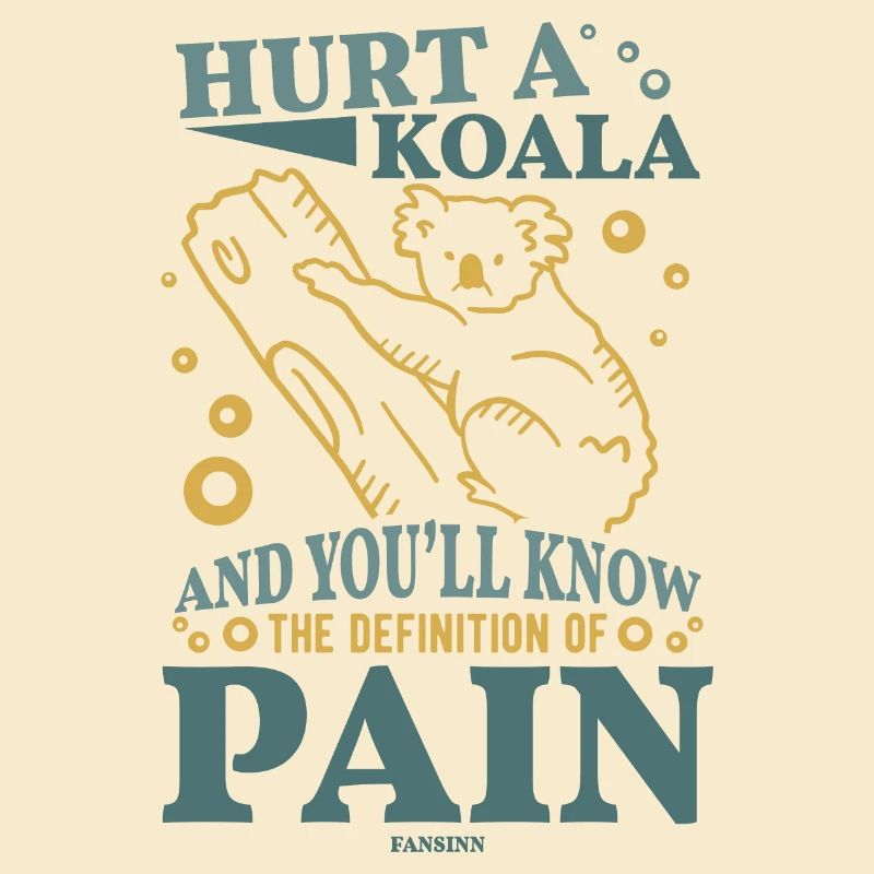 cute koala on a tree trunk