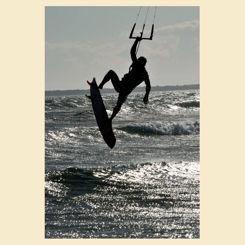 I love kitesurfing