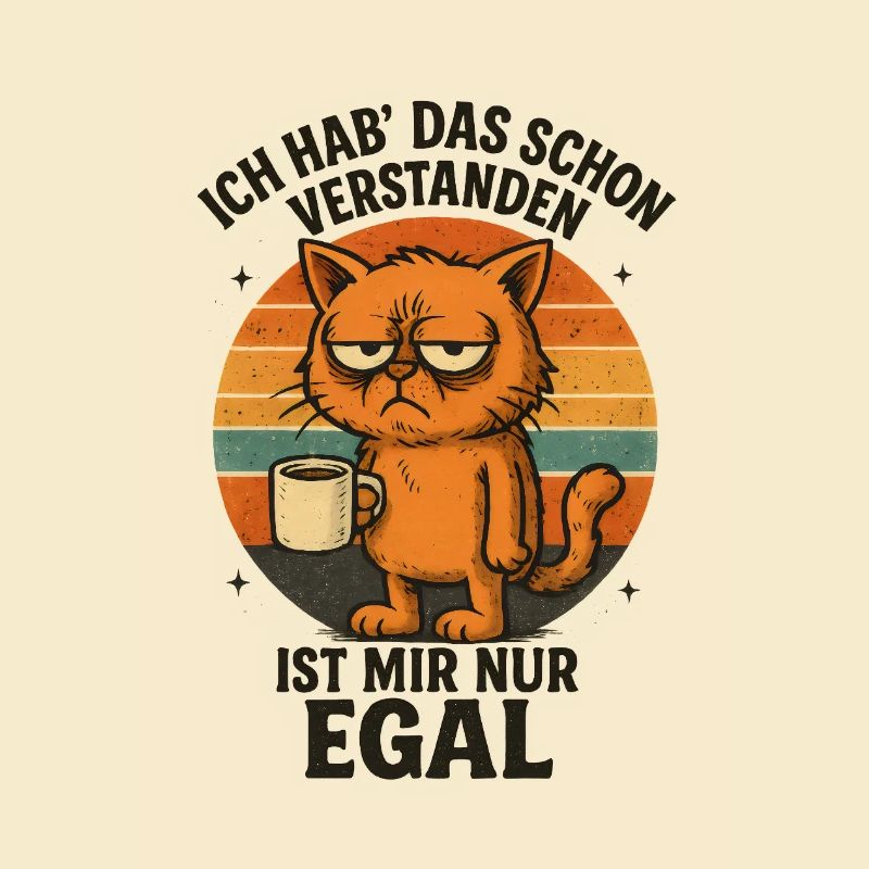 Cat I Don't Care Coffee Mug
