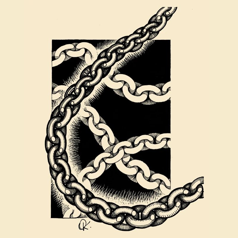 Ketten schwarz weiß