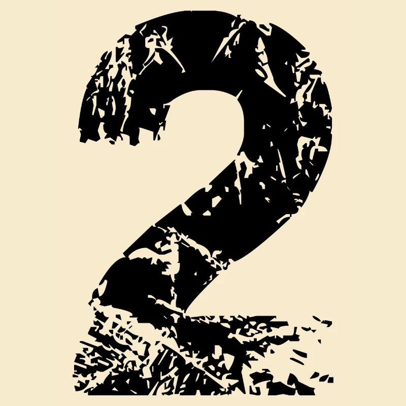 2 Number jersey