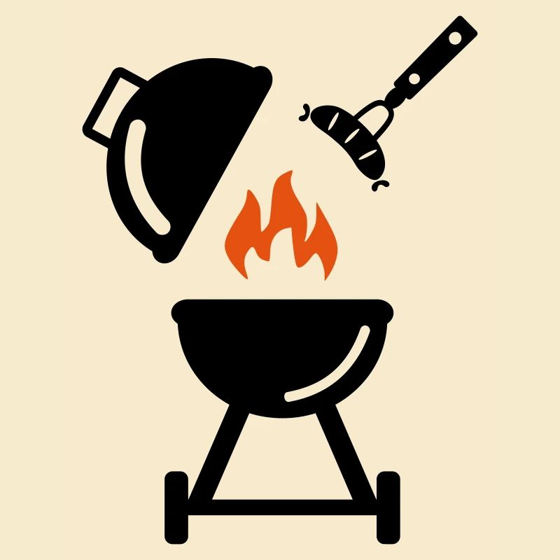 Grill mit Wurst