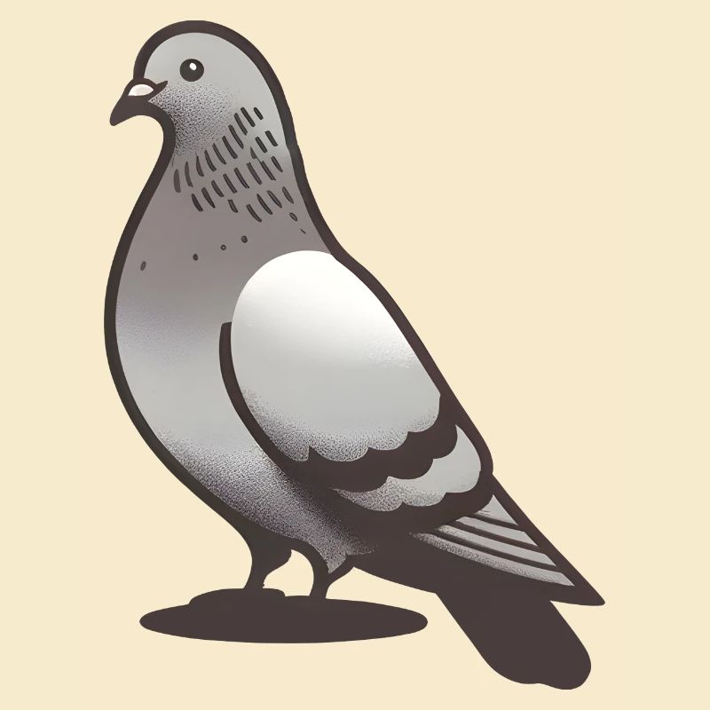 Unser kleiner tapferer Held der Stadttauben
