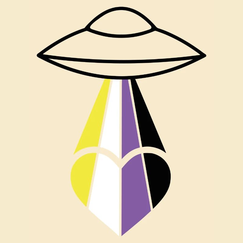 Non Binary Pride Ufo