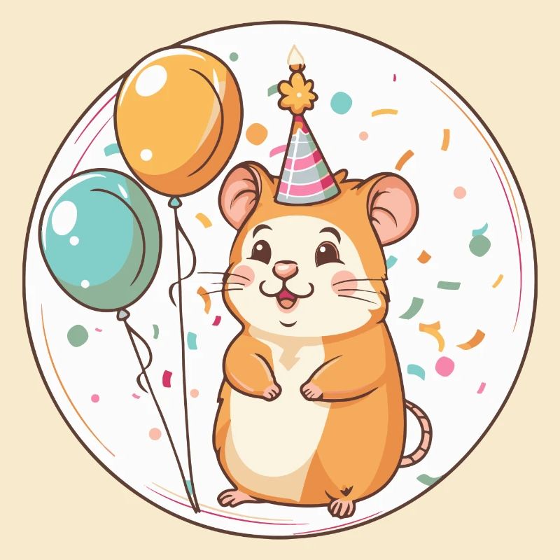 Hamster Birthday Comic