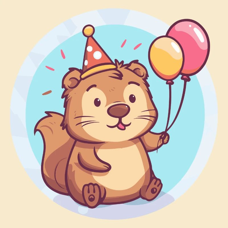 Biber Geburtstag Comic