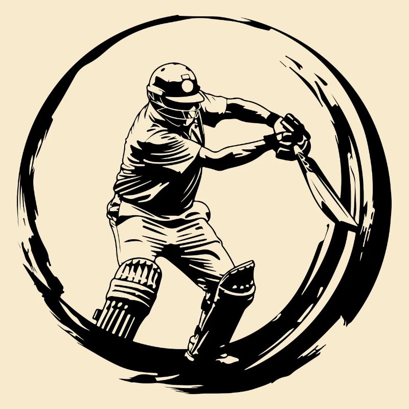 Cricket Silhouette