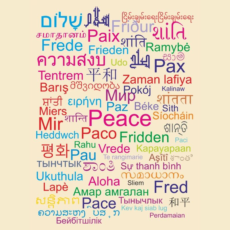 Multilingual Peace T-shirt