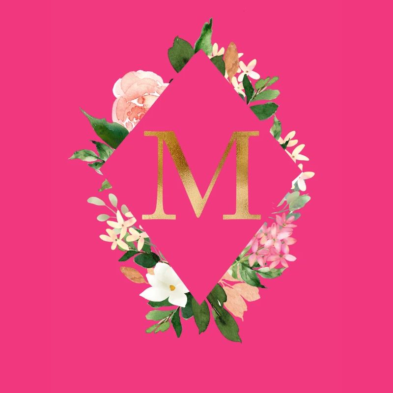 Personalisierbar Monogramm M