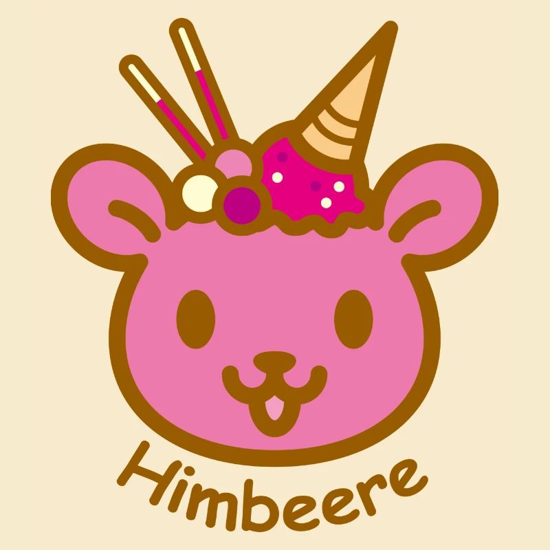Eisbär Himbeere