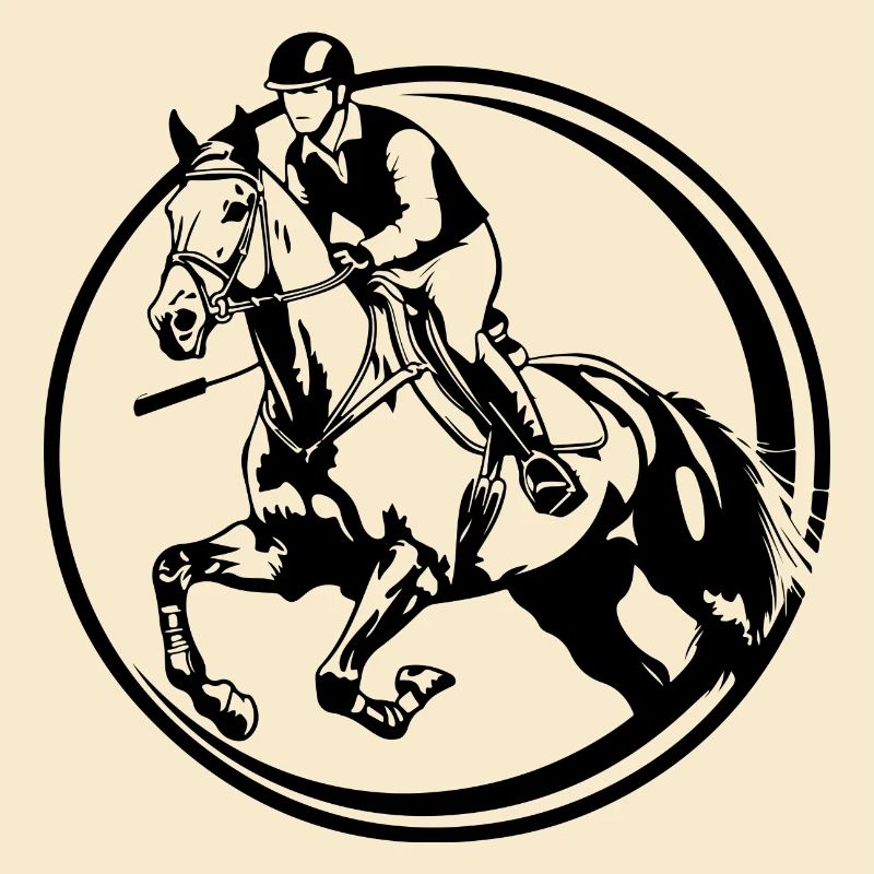 Reiten Pferd Silhouette