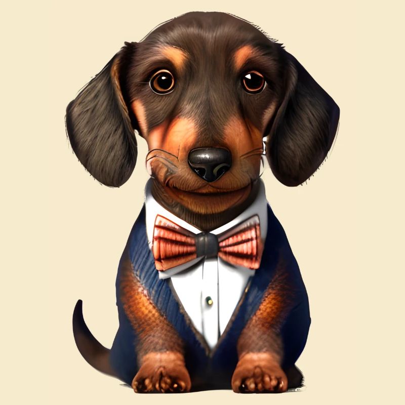 Teckel Chiens avec costume Chien Teckel chiot