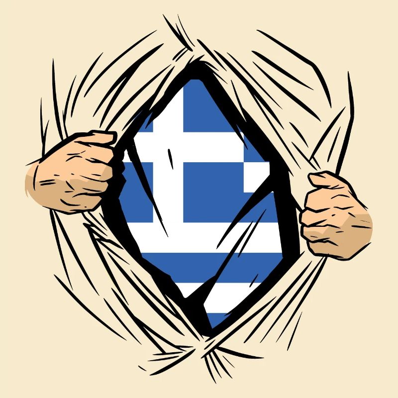 Grèce Drapeau Hellas Athènes Drapeau grec