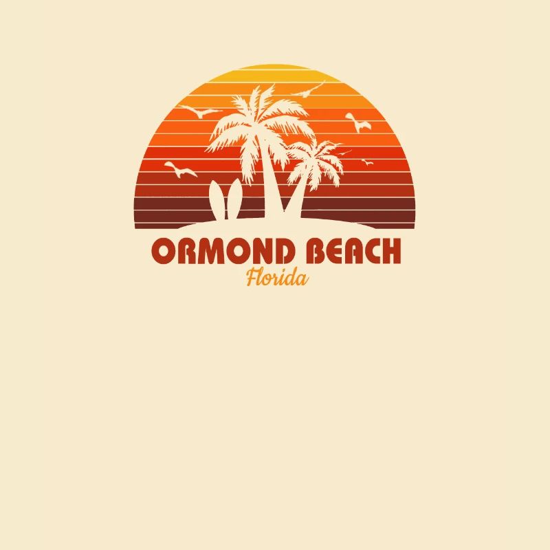 Cool Ormond Beach Floride plage coucher de soleil Souvenir