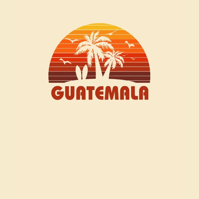 Cool Guatemala Beach Sunset Souvenir