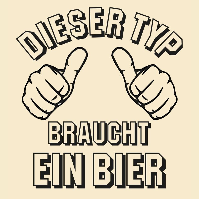 Dieser Typ braucht ein Bier