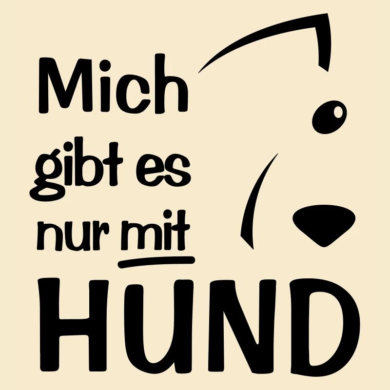 Nur mit Hund