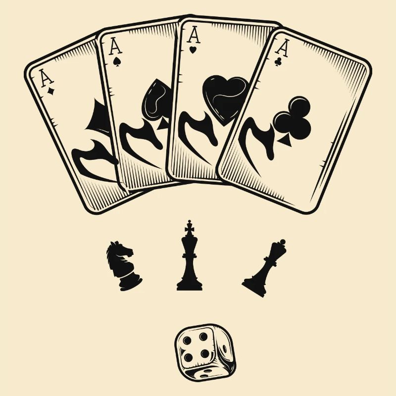 Jeu de société Chess Backgammon Game Night