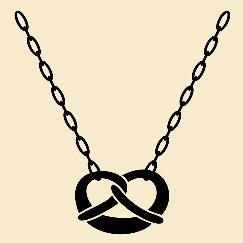 Kette mit Brezel