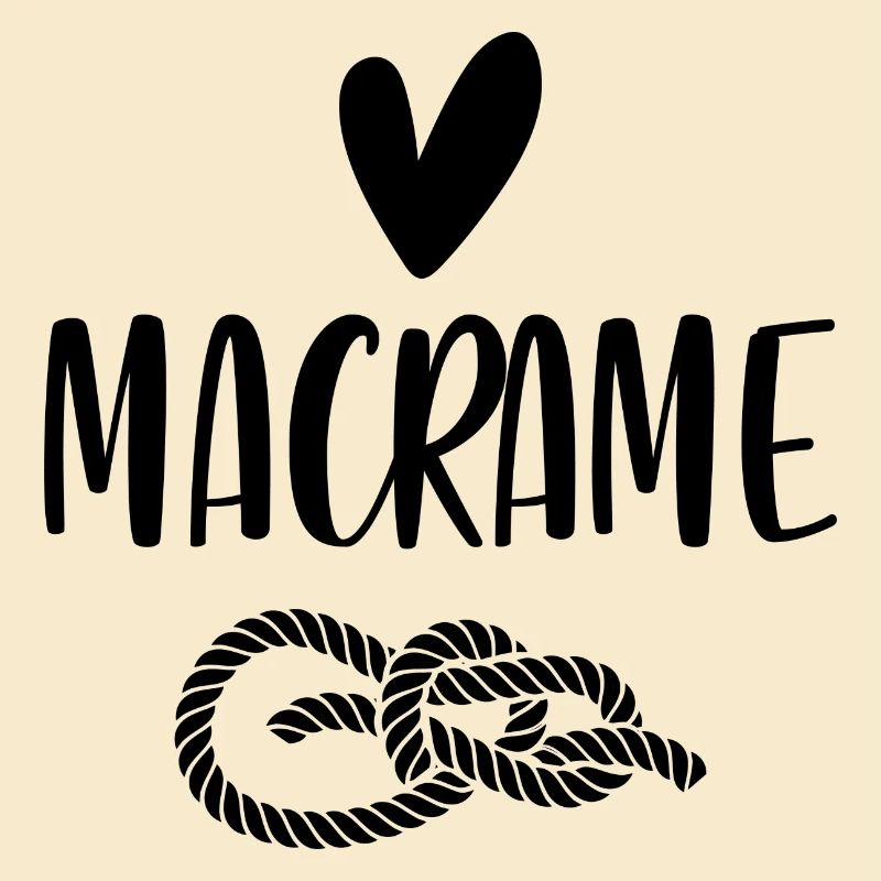 Macramé Art Boho Look Cadeau macramé Créatif