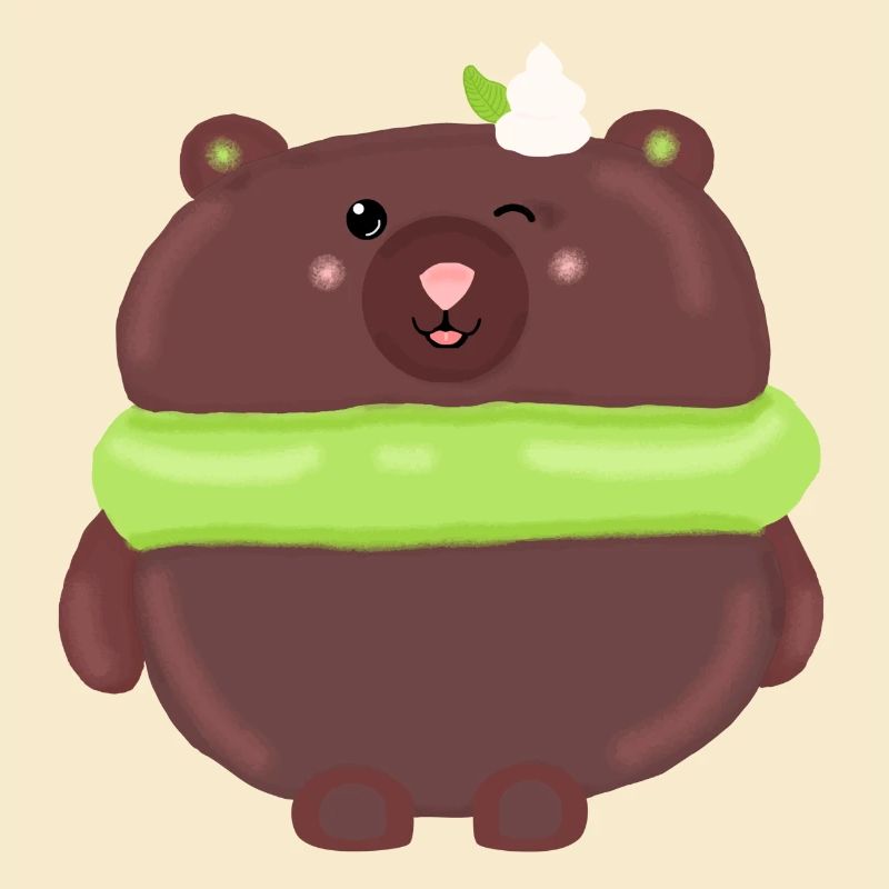 Macaroon Bear