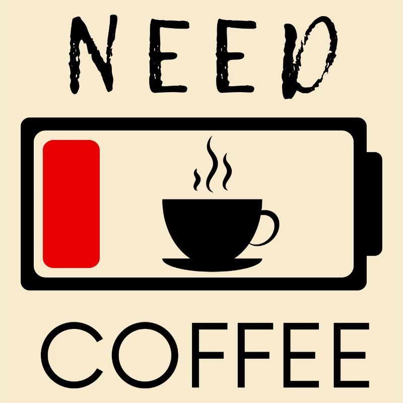 NEED COFFEE BLACK DESIGN