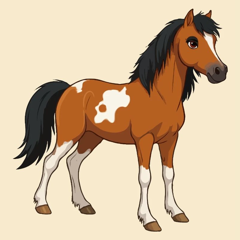 Pferd klein echt
