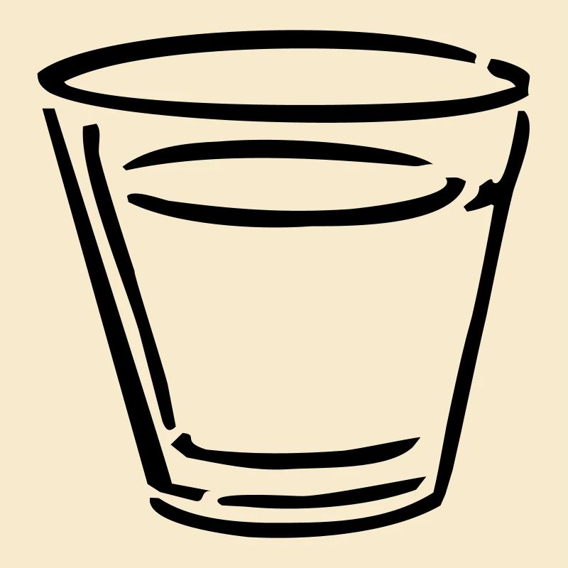 Whiskeyglas 1farb