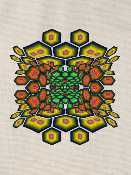 Hexagon psychedelic II