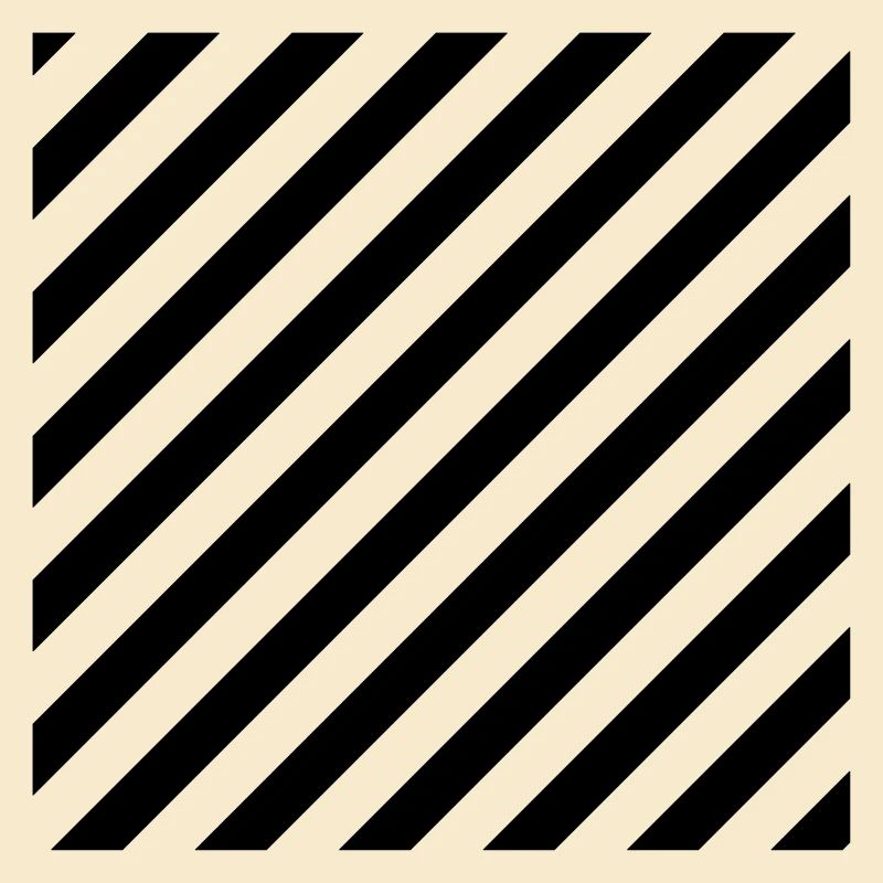 Quadrat gestreift
