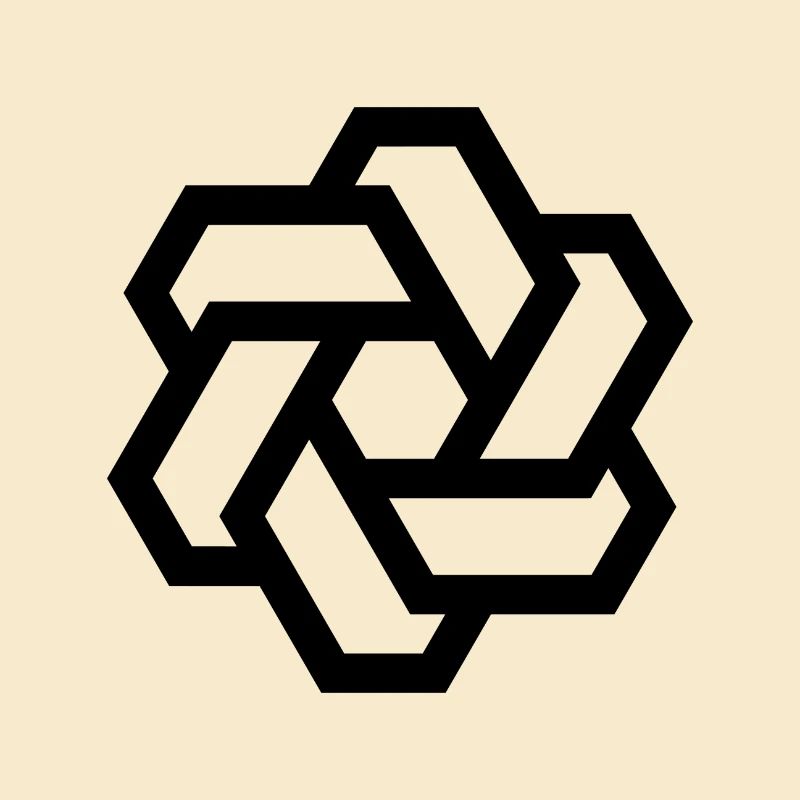 Logo cercle hexagonal