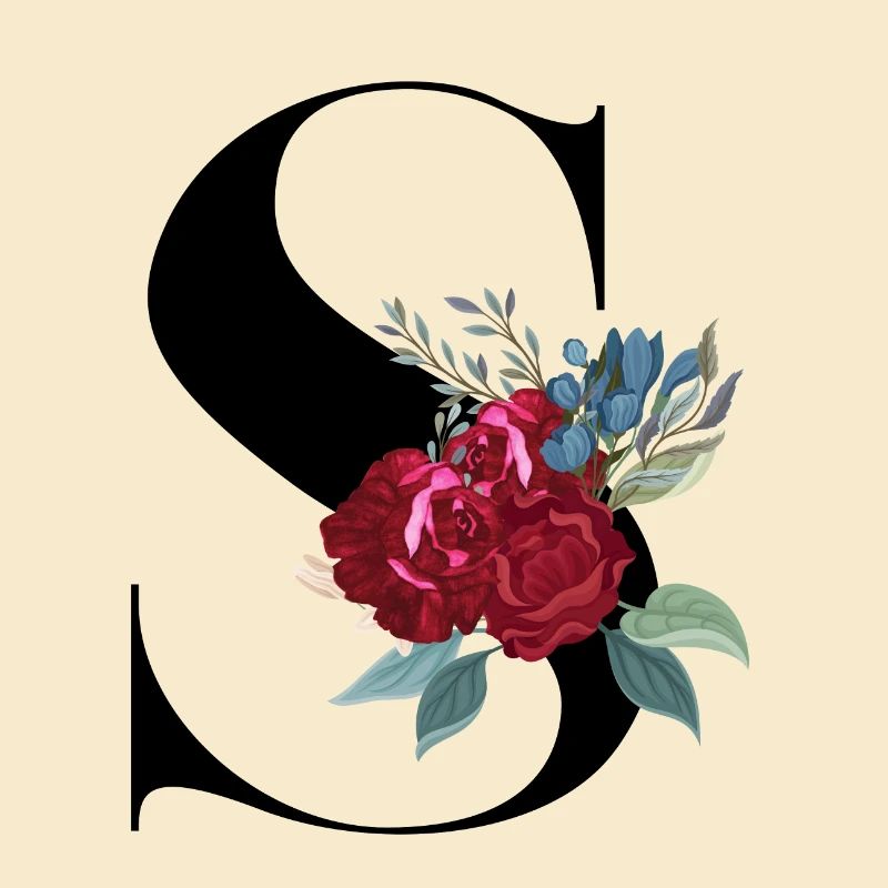 letter S bloomed