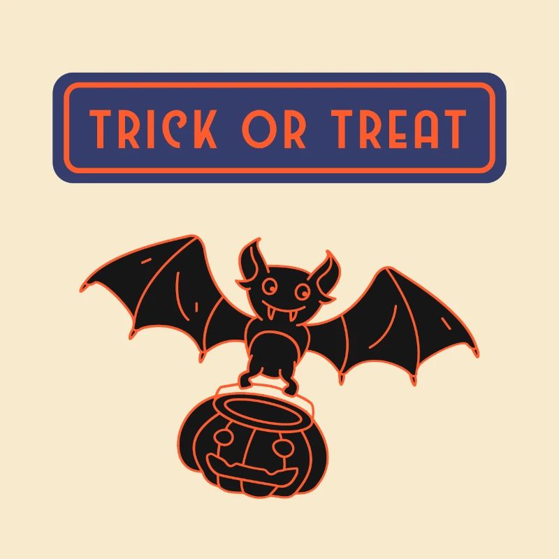 Süßes oder Saures einfaches Halloween